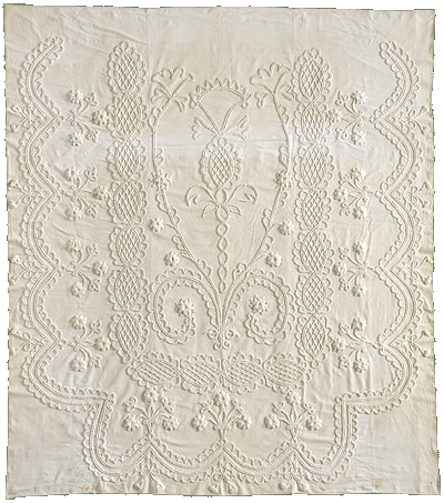  image of Knotted and Tufted Coverlet