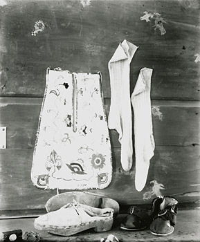Photograph of Shoes, Stockings and Pocket