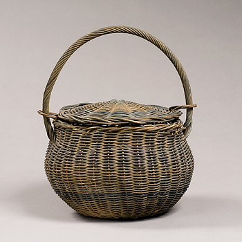 Reed Basket with Cover