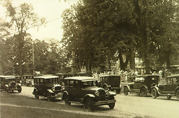 Cars at Deerfield Open House