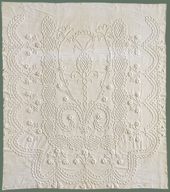 Knotted and Tufted Coverlet